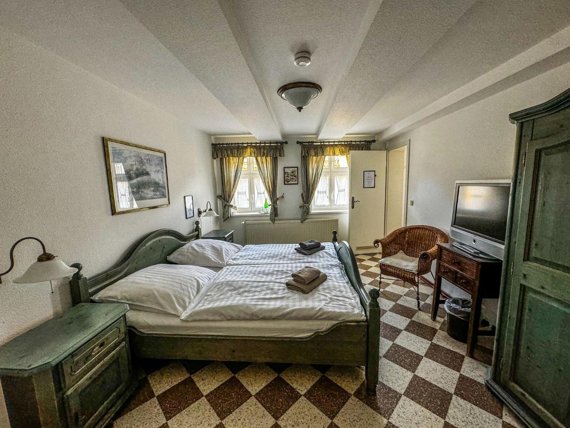 Hotel Garni Zur Post 韦尼格罗德 外观 照片