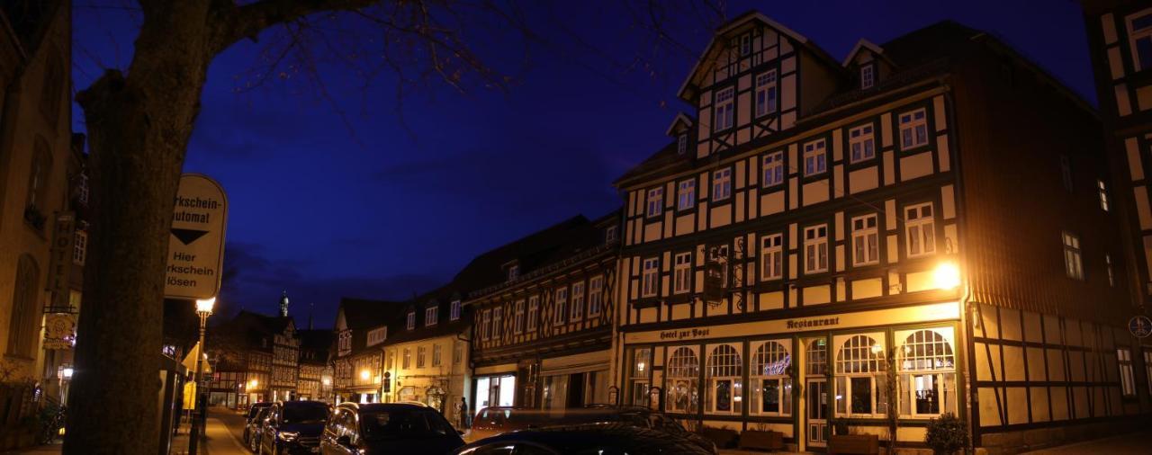 Hotel Garni Zur Post 韦尼格罗德 外观 照片